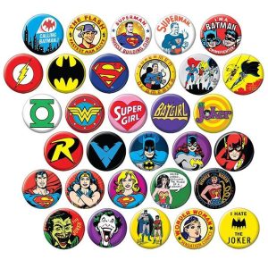 Button - DC Comics & Justice League