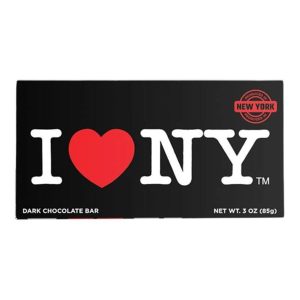 I Heart NY Dark Chocolate Bar - Black