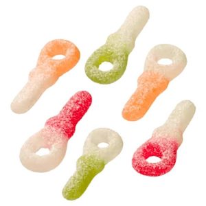 Nappar Sura Tropiska (Sour Tropical Pacifier Gummies) - Swedish