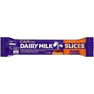 Cadbury Dairy Milk Slices - Peanut Caramel - Australian