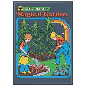 Steven Rhodes Magnet - Lets Plant a Magical Garden