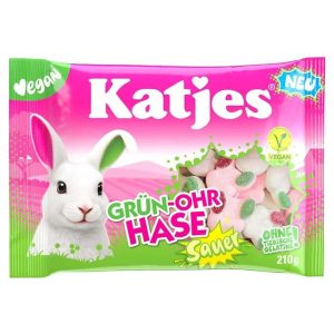 Katjes Grün-ohr Hase Sauer (Sour Green-ear Bunny) - Vegan
