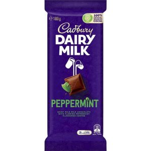 Cadbury Dairy Milk - Peppermint - 180g Block (Australian)