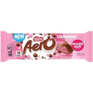 Aero Strawberry - 60g Bar (Australian)
