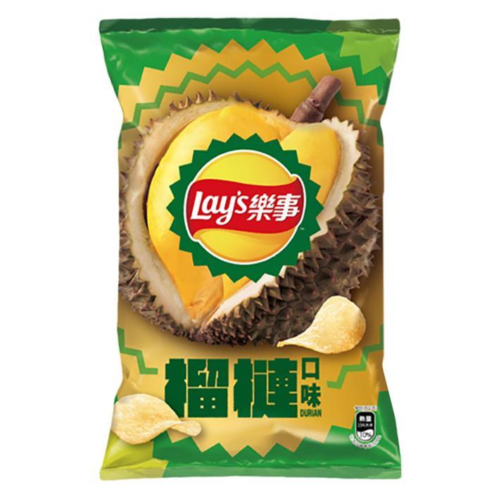 Lay's - Durian Flavour - 70g Bag (Taiwanese)
