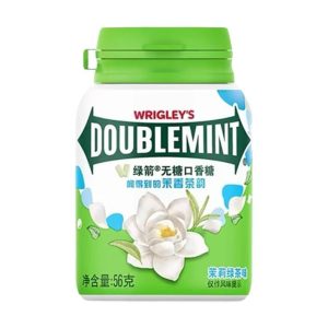Wrigley's Doublemint Gum - Jasmine Green Tea - 56g Tub (Chinese)