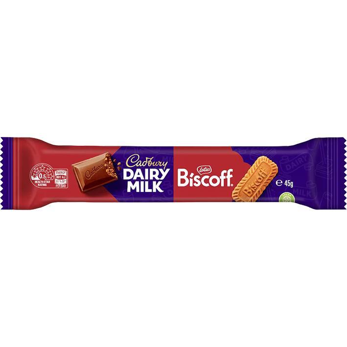 Cadbury Dairy Milk - Biscoff - 45g Bar (Australian)