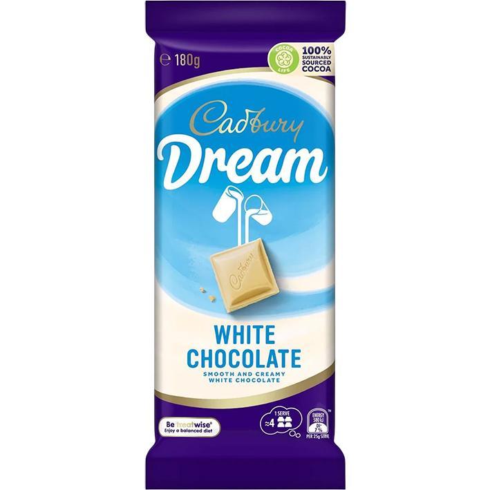 Cadbury Dream - White Chocolate - 180g Block (Australian)
