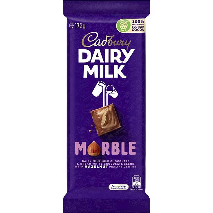 Cadbury Dairy Milk - Marble- 173g Block (Australian)